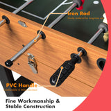 GYMAX 3 in 1 Game Table, 49 in Multi Game Table with Foosball Hockey & Billiards, Competition Sized Combo Game Table for Home, Game Room, Bar, Party, Club GYMAX