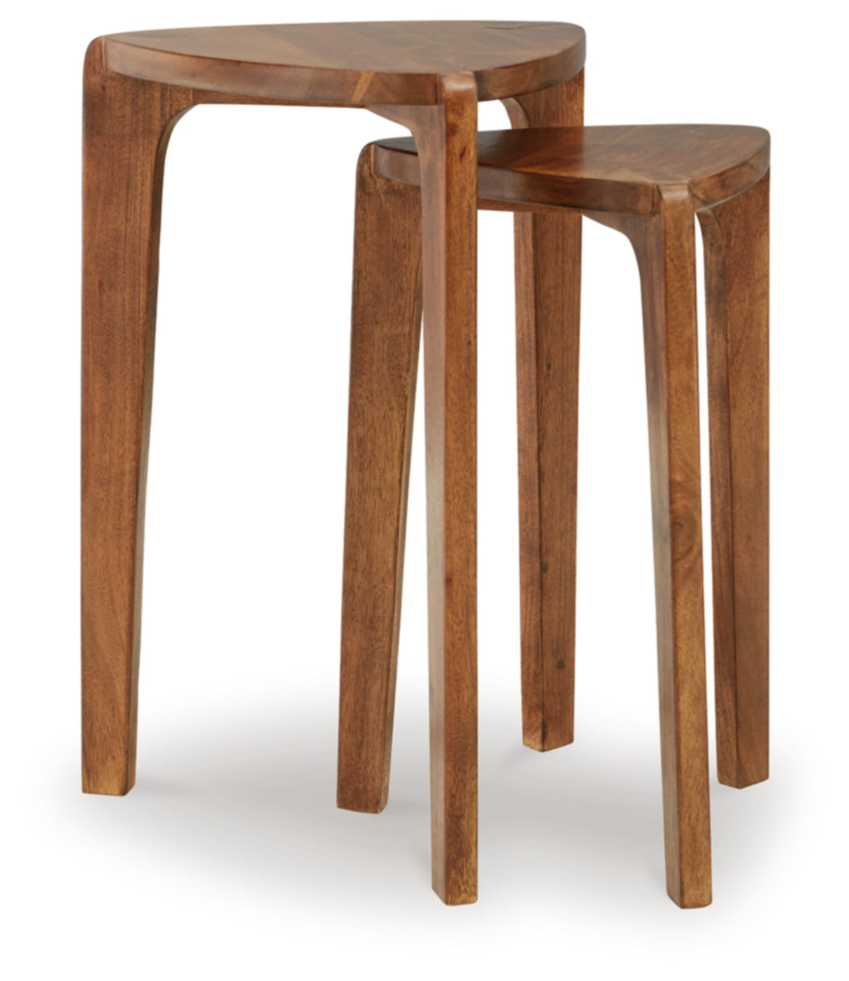 Signature Design by Ashley Brynnleigh Contemporary Nesting Accent Table, Set of 2, Light Brown Signature Design by Ashley