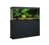 Aquatic Fundamentals, 55/65 Gallon Particle Board Aquarium Stand, 49.38" L x 13.25" W, Black Aquatic Fundamentals
