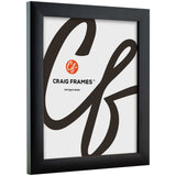 Craig Frames 20x27 Puzzle Frame – Matte Black 1 Inch MDF Moulding, Style 1WB3BK, Contemporary Profile with Clear Plexiglass, Backing, and Easy Hanging Kit – Display Jigsaw Puzzles or Posters Craig Frames