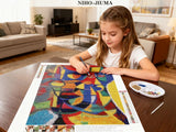 NIHO-JIUMA Adult 5D Diamond Painting Kits Modern Abstract Art, DIY Full Drill Diamond Art Gift for Adult/Teen, Home Decor (40x50cm/16 x20 inch) NIHO-JIUMA