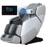 MeitFith 4D+2D Dual Mechanism Massage Chair Full Body, Zero Gravity Shiatsu SL Track Massage Chair with Heat, Calf Rollers, Bluetooth Speakers, AI Voice Control & Smart Body Scan, Grey MeitFith
