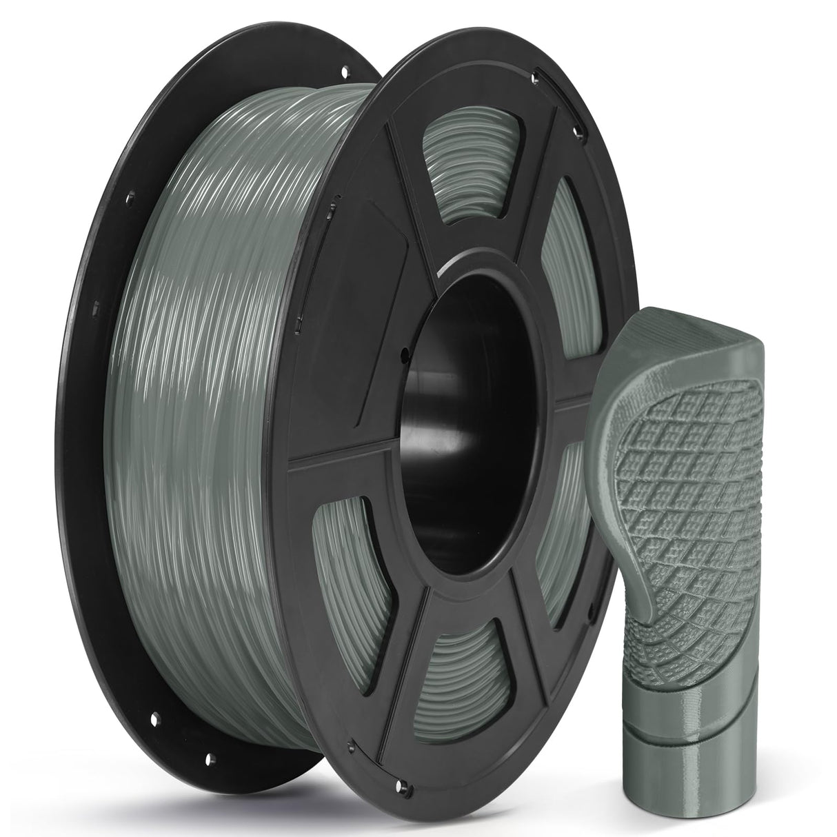 ANYCUBIC TPU Filament 1.75mm, 95A Soft Flexible 3D Printer Filament, Dimensional Accuracy +/- 0.02mm, Print with Most FDM 3D Printers, 1KG Spool, Grey ANYCUBIC