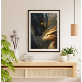 BYGFHLYW 5D Diamond Painting Kits for Adults, Black Golden Dragons Diamond Art Kits for Adults Beginner, DIY Full Drill Diamond Dot Gem Painting for Home Wall Decor 12x16 inch BYGFHLYW