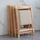 COMUHOME Folding Dining Chairs with Padded Seat Lightweight sillas para Fiestas,2 Pack Folding Chair for Dinner,Party Wedding,Picnic Event, 196LB Weight Capacity(Wood) COMUHOME