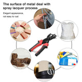 NXTOV Leather Hole Punch Set, Professional Revolving Punch Plier Kit, Super Heavy Duty Rotary Puncher, Precision Multi Hole Sizes for for Belts, Crafts Holes NXTOV