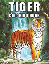 Tiger: Coloring Book for Adults and Teens – Beautiful Wild Animal Designs to Relax and Enjoy Majosta