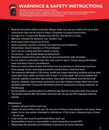 Ninja Obstacle Course for Kids Backyard - 10 Durable Obstacles and 50' Slackline - Outdoor Warrior Obstacle Playset Equipment for Girls & Boys with Monkey Bars, Ladder, Wheel, Gymnastics, Climbing Net NinjaSafe