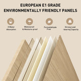 Gxcevsou 72" Floating Bathroom Vanity with Sink, Double Sink Wall Mounted Bathroom Storage Vanity Cabinet, Modern Bathroom Sink Cabinet with Soft Close Drawers, Pre-Assembled, Natural Oak Gxcevsou