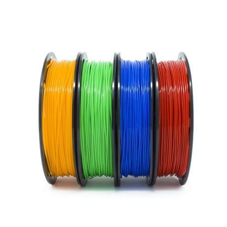 Gizmo Dorks PLA Filament for 3D Printers 1.75mm 200g, 4 Color Pack Multicolor- Blue, Green, Orange, Red Gizmo Dorks