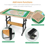 ALL4JIG 2000 Pieces Puzzle Board for Adults Gifts, Wooden Jigsaw Puzzle Table with 4 Drawers, 360°Rotating Panel & Locking Knob, Vertical Usage Option ALL4JIG