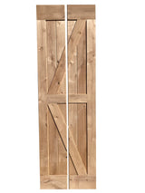 LUBANN 25.5 x 84 Unfinished Rustic Alder Solid Wood Bifold Barn Door Assembled bi-fold barn Door Ready to Install bifolding Door Bifold Door Slab LUBANN