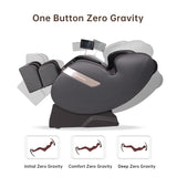 Real Relax 2025 Full Body Massage Chair of Dual-core S Track,Shiatsu Massage Recliner of Zero Gravity with APP and LCD Control,Lower Back and Calf Heating,Bluetooth,Home or Office Use,Black Real Relax