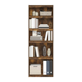 Furinno Jaya Enhanced Home 5-Tier Shelf Bookcase, Amber Pine Furinno
