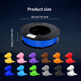 12 Pack 3D Printer Filament 1.75mm PLA 3D Printing Filament Bundle in Total 3KG, 12 Colors Dimensional Accuracy +/- 0.02 mm Widely Compatible for 3D Printing STRAWBLEAG