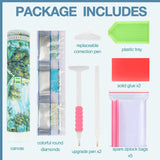 MEIYUDA Flowers Diamond Painting Kits for Adults, Butterfly Rose Diamond Art Kits for Adults Beginners, DIY Full Diamond Art Painting Kit for Present Home Wall Decor 12x16 Inch MEIYUDA