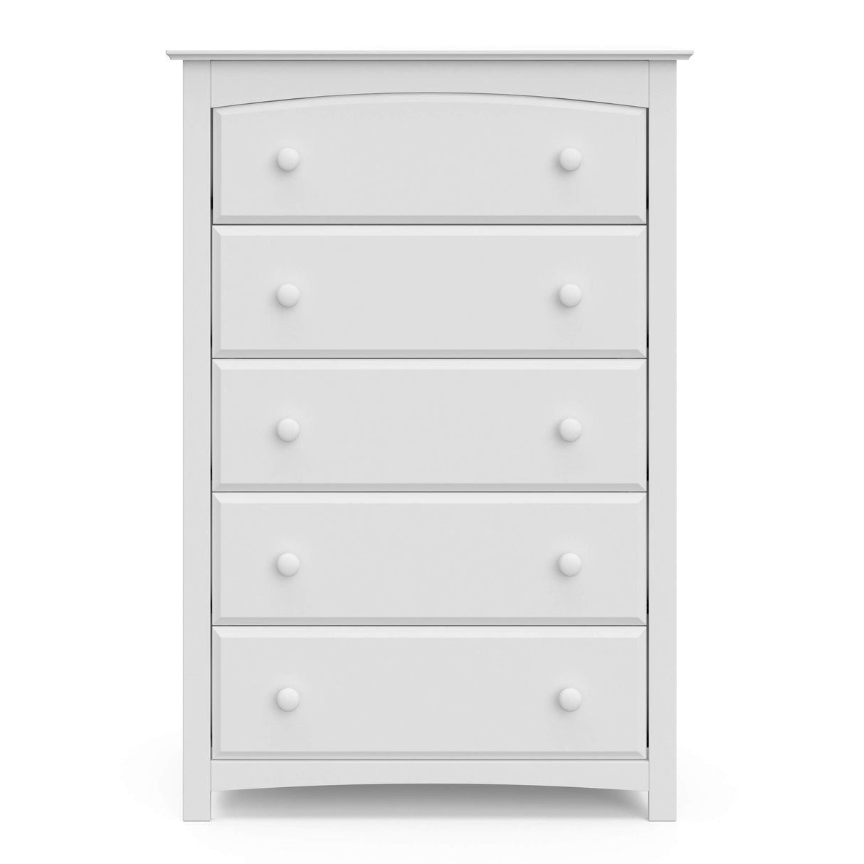 Storkcraft Kenton 5 Drawer Dresser (White) for Kids Bedroom, Nursery Dresser Organizer, Chest of Drawers with 5 Drawers, Universal Design for Children’s Bedroom STORKCRAFT