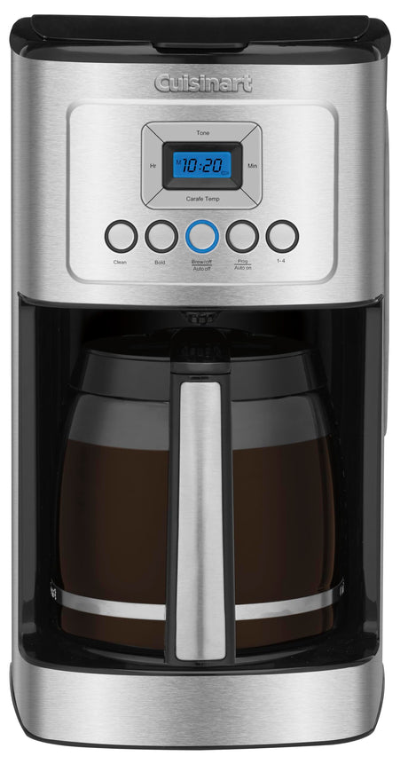 Cuisinart Coffee Maker, 14-Cup Glass Carafe, Fully Automatic for Brew Strength Control & 1-4 Cup Setting, Stainless Steel, DCC-3200P1 Cuisinart