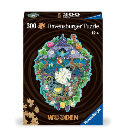 Ravensburger Cuckoo Clock Wooden Jigsaw Puzzle for Adults - Every Piece is Unique, Softclick Technology Means Pieces Fit Together Perfectly