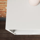 Sauder North Avenue White 9-Cube Organizer with Metal Base Sauder