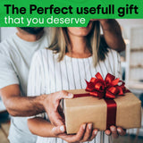 Wooden Kitchen Utensil Set - Teak Wood Cooking Utensil Sets Include Wooden Utensil Holder, Wooden Spatula, Spaghetti Spoon, Cleaning Brush & More - Durable Heat Resistant Wood Utensils Set for Cooking Northbend