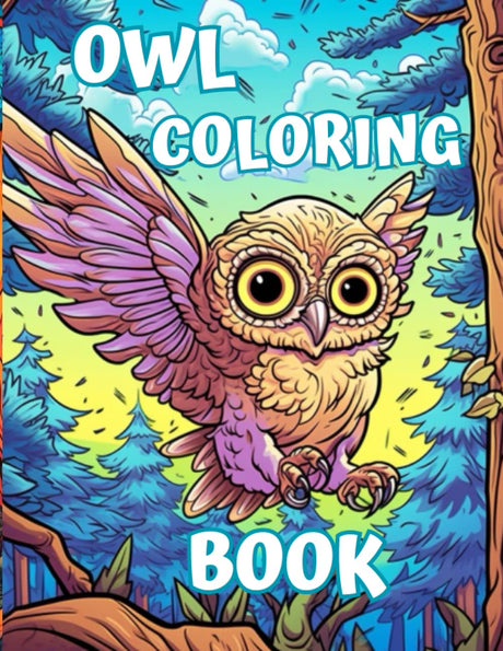 Owl Coloring Book: For Kids Majosta