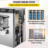 VEVOR Commercial Ice Cream Machine 1400W 20/5.3 Gph Hard Serve Ice Cream Maker with LED Display Screen Auto Shut-Off Timer One Flavors Perfect for Restaurants Snack bar Supermarkets VEVOR