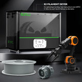 SUNLU PA6-GF 3D Filament 1.75mm 1KG, 25% Glass Fiber Nylon Filament, High Temp Resistance 417°F (214°C), Corrosion Resistance, Engineering filament, Dimensional Accuracy±0.02mm, 1KG Spool(2.2lbs),Gray SUNLU