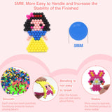 Fuse Beads Kit for Girls Ages 6+ – 4400 Pcs 5mm Beads in 32 Colors with Spray Bottle, Puzzle Guide, Clamps & Chains | Creative DIY Arts & Crafts Gift Liangding