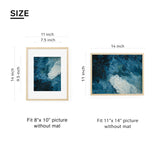 TONES FRAME DESIGN 11x14 Natural Wood Frame with 8x10 Mat, Solid Wood Veneer Finish Picture Frame, and Plexiglass Front for Poster Gallery Wall Home Decor TONES FRAME DESIGN