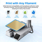 BIQU Double Side Textured PEI Panda Build Plate Compatible with Bambu-Lab A1 Mini 3D Printer 184x184mm PEI Spring Steel Build Plate Flexible Sheet Print Bed Removable Surface Platform BIQU