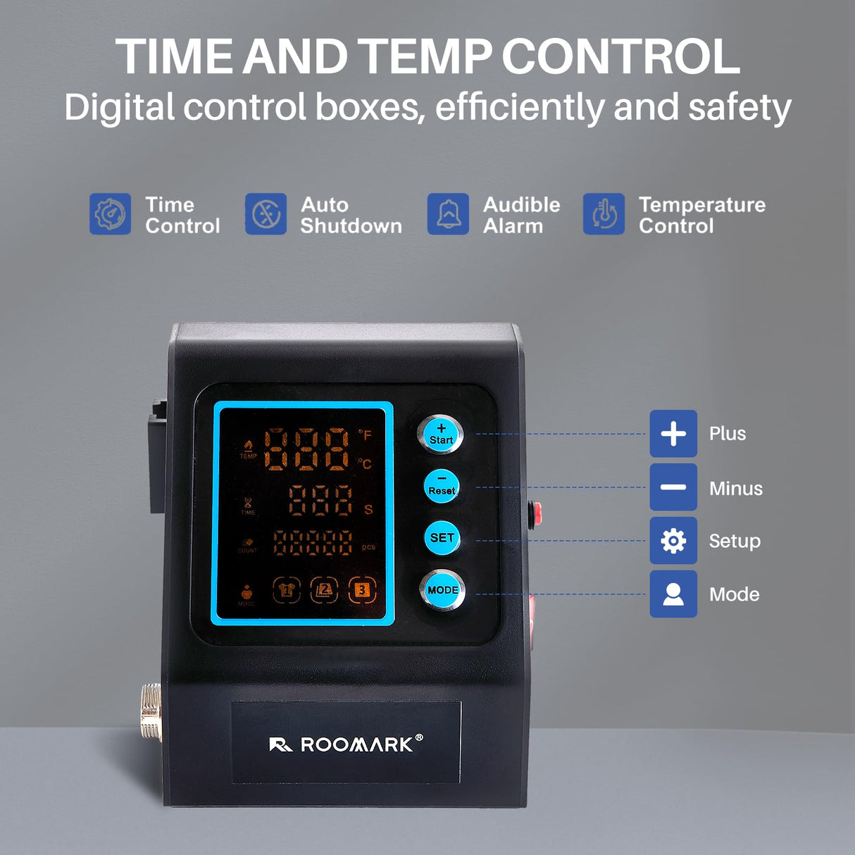 15"x15" Heat Press Machine,with Upgraded Smart Controllers, Counting Function, 8 in 1 Multifunction Sublimation Combo Heat Transfer Machine for T-Shirts, Hat,Mug,﻿﻿﻿﻿Plate BOVONO