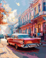 OKSGYTA Classic Car Paint by Numbers Kit for Adults, Paint by Number on Canvas, Abstract Art Digital Oil Painting Kits Suitable for Home Wall Decoration Gift 20"x16" OKSGYTA