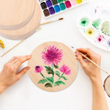 20 PCS 6 Inch Wooden Discs Circles, Unfinished Wood Coasters, Natural Wood Slices, Round Wooden Plaques for DIY Crafts, Home Decoration,Door Hangers, Wood Engraving, Wood Engraving, by GNIEMCKIN. GNIEMCKIN