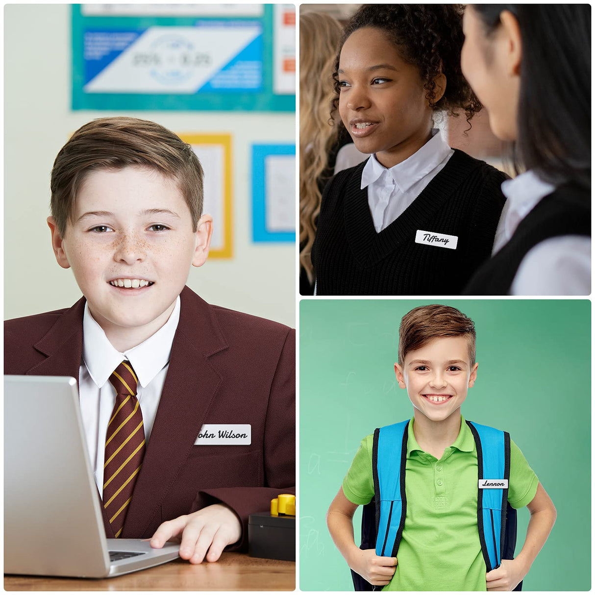 Name Tag Blank Name Badges 1 x 3 Inch DIY Blank ID Name Badge with Pin Backing for Office Workers Students, Personalized Badges Making (25 Pieces) TecUnite