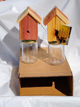 Amish Made Rustic Carpenter Bee Catching Device 2 Pack WoodArtSupply