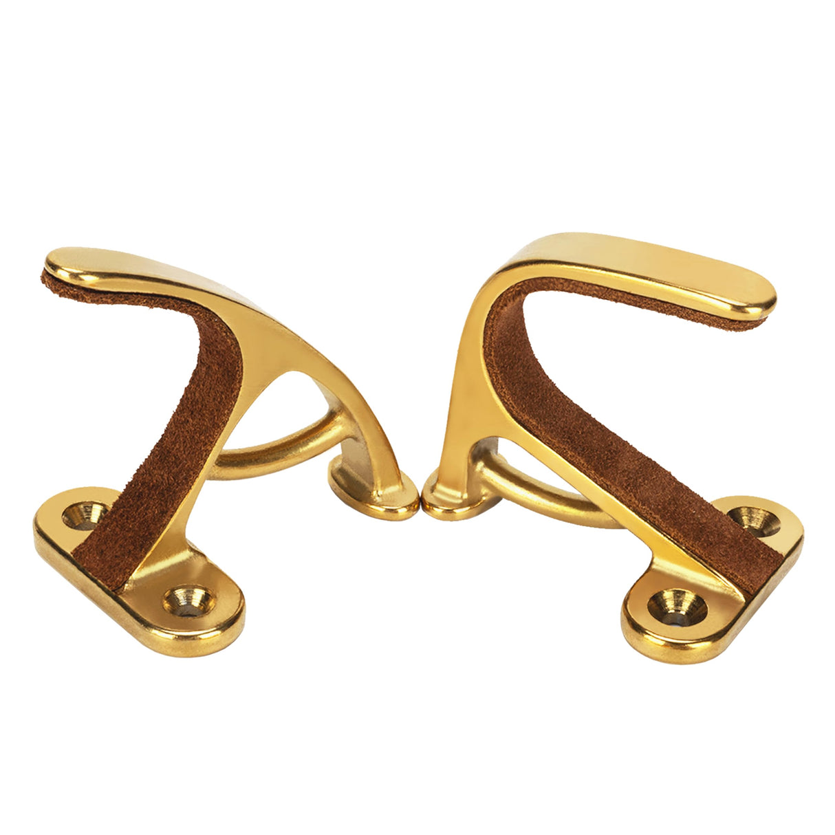 LOIUO Gun Rack Storage Wall Mount Rifles Shotgun Hooks Horizontal Metal Hangers for Storing Shotguns Rifles Archery Bow Heavy Duty Steel (Gold) LOIUO