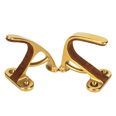 LOIUO Gun Rack Storage Wall Mount Rifles Shotgun Hooks Horizontal Metal Hangers for Storing Shotguns Rifles Archery Bow Heavy Duty Steel (Gold) LOIUO