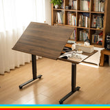 MEEDEN Electric Adjustable Drafting Table: 31"-52" Height Adjustable - Tiltable Tabletop Sit Standing Home Office Desk MEEDEN
