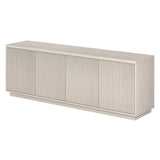 Henn&Hart Hanson TV Stand, 70" Wide, Alder White Henn&Hart
