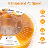 3D Printer Filament ABS Filament ABS+ ABS Pro ABS Plus 3D Printing Filament 1.75mm 1kg 2.2lbs, Transparent Orange yxpolyer