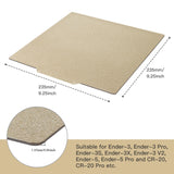 HICTOP PEI Sheet PEI Spring Steel 235x235 and Magnetic Build Plate with Adhesive PEI Bed for Ender-3 Pro/Neo, Ender-3 V2/Neo，Ender-3/Neo 3D Printers HICTOP