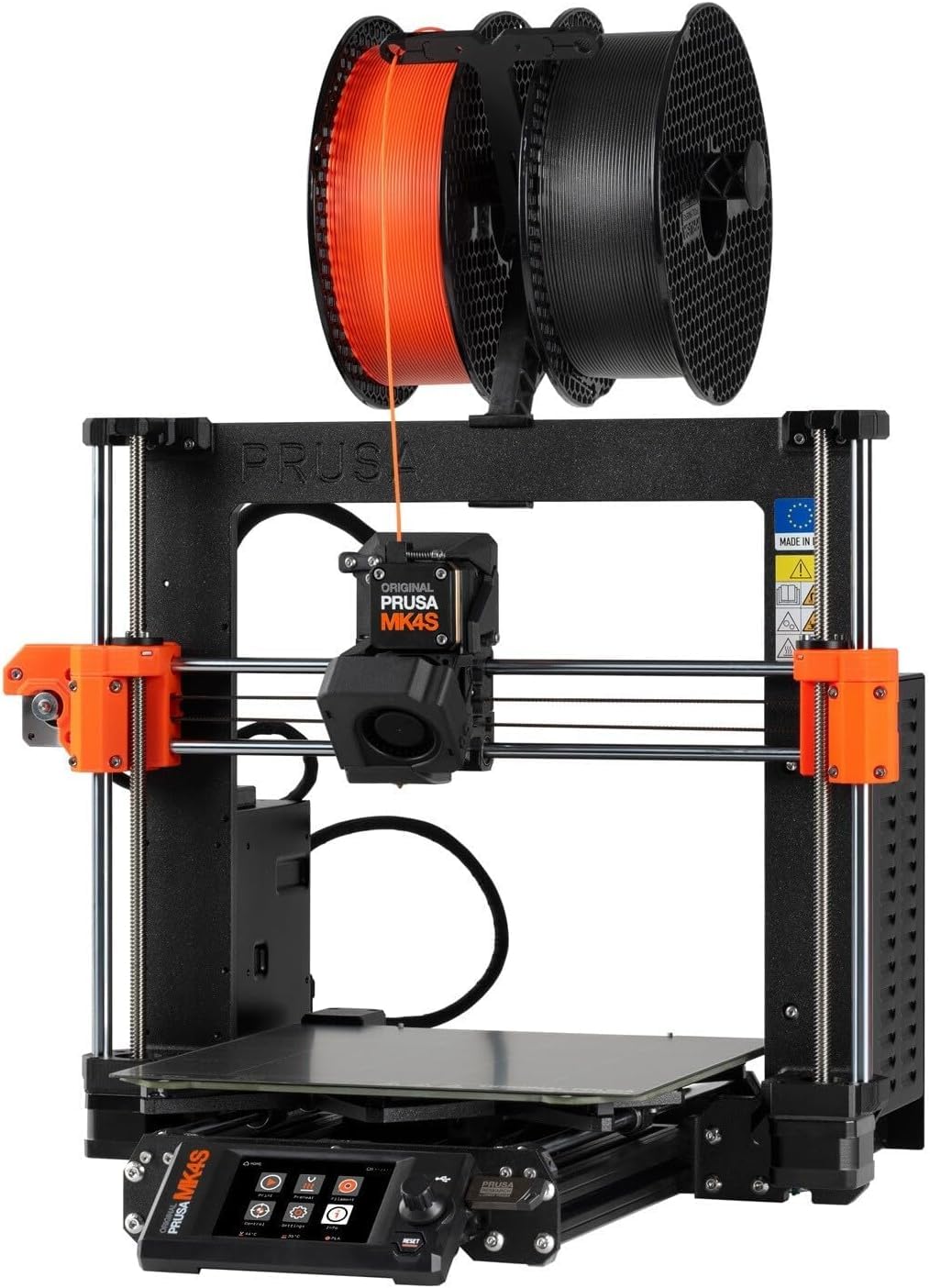Original Prusa MK4S 3D Printer, Ready-to-use FDM 3D Printer, Assembled and Tested, Removable Print Sheets, 1kg Prusament PLA Spool Included, Print Size 9.84 x 8.3 x 8.6 in ORIGINAL PRUSA