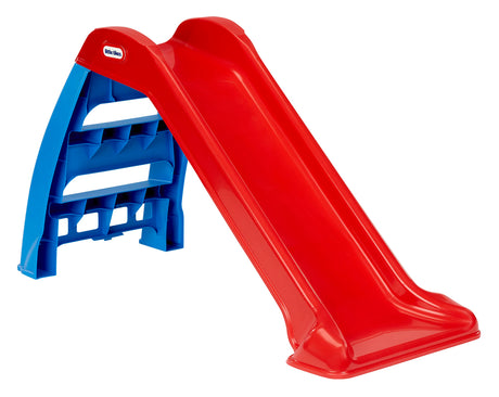 Little Tikes First Slip And Slide, Easy Set Up Playset for Indoor Outdoor Backyard, Easy to Store, Safe Toy for Toddler,Kids (Red/Blue), 39.00''L x 18.00''W x 23.00''H Little Tikes