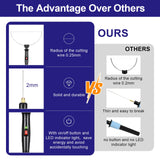 GOCHANGE 3 in 1 Foam Cutter Electric Cutting Machine Pen Tools Kit, 100-240V / 18W Styrofoam Cutting Pen with Electronic Voltage Transformer Adaptor GOCHANGE