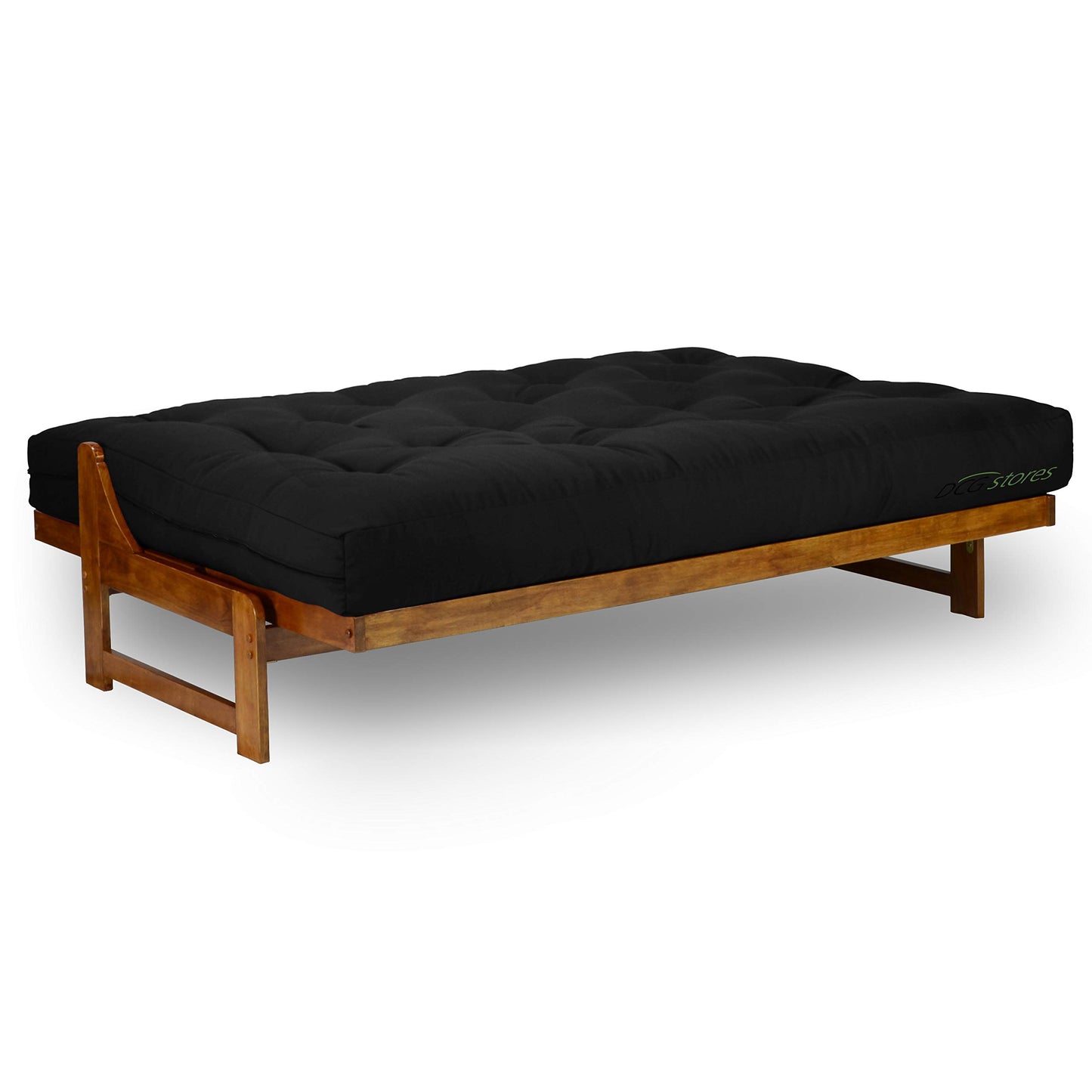 Nirvana Futons Extra Thick Premium 10-Inch Queen Futon Mattress, Black Twill - Made in USA