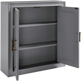 Crosley Furniture Tara Wall Mounted Bathroom Storage Medicine Cabinet with Shelves, Vintage Gray Crosley Furniture