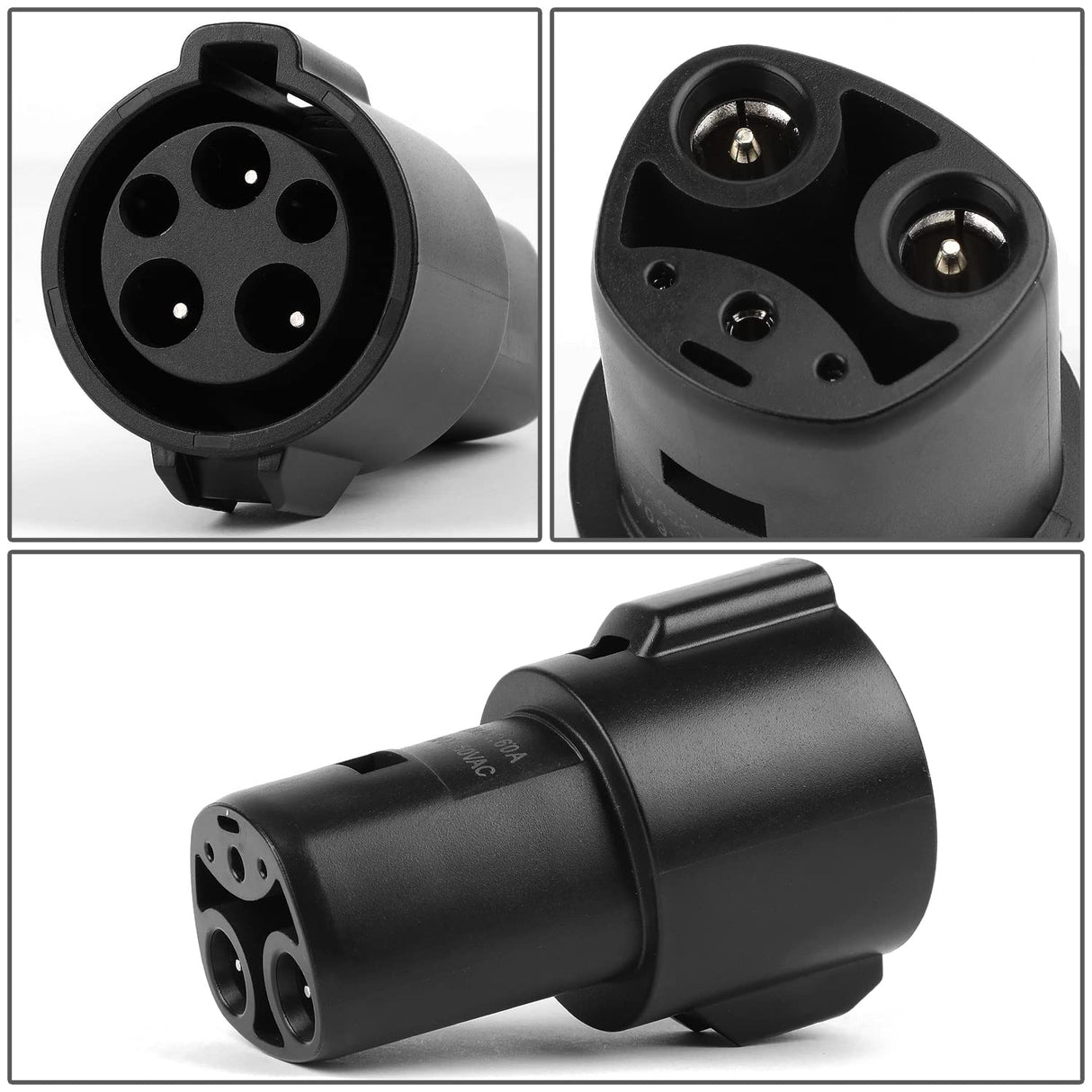 DNA MOTORING TCR-001 J1772 to Tesla Charging Adapter Maximize EV Charging Options Compatible with Tesla Model 3, Y, S, X for Level 1 Level 2 Charging Stations SAE J1772 Charger DNA MOTORING