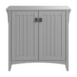 Bush Furniture Salinas Small Storage Cabinet with Doors and Shelves in Cape Cod Gray, 2 Door Accent Chest for Home Office, Living Room, Entryway Bush Business Furniture
