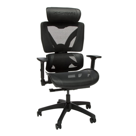 RESPAWN SPECTER Ergonomic Mesh Office Chair - High Back Computer Chair, Gaming Chair, Desk Chair with Adjustable Lumbar Support/Armrests/Headrest, Gaming Chairs Seat Slide & Tilt Recline - Black RESPAWN